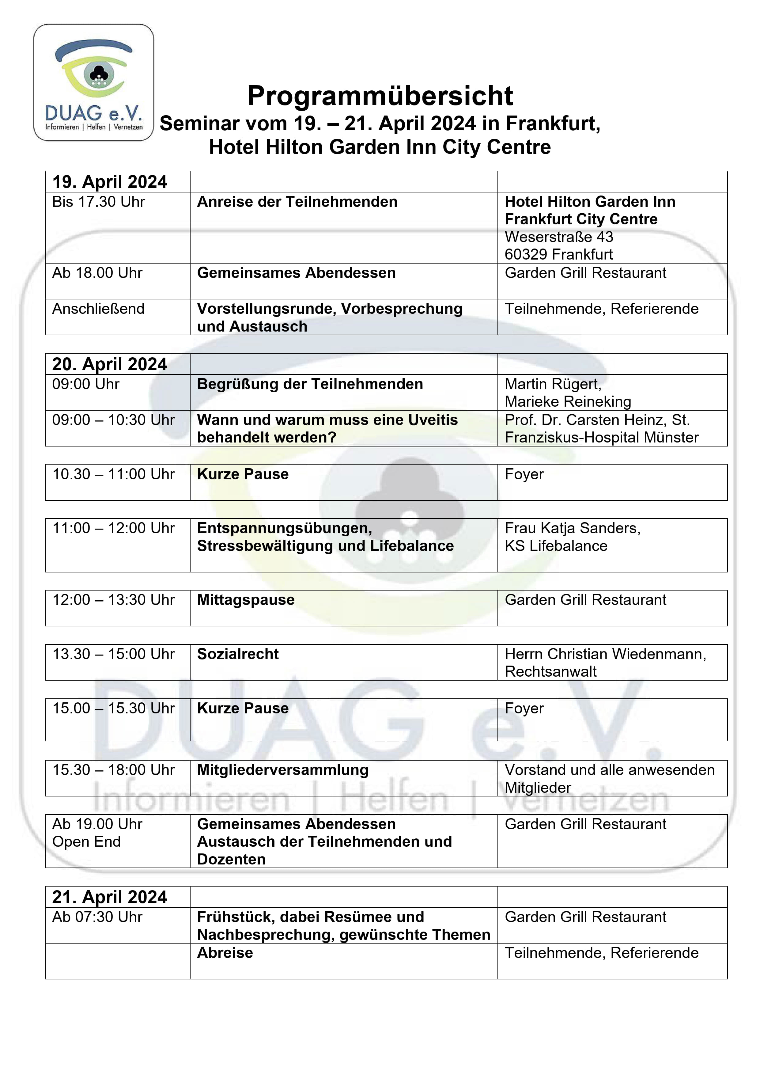 Seminar MV FFM 2024 05 Programmbersicht Bild